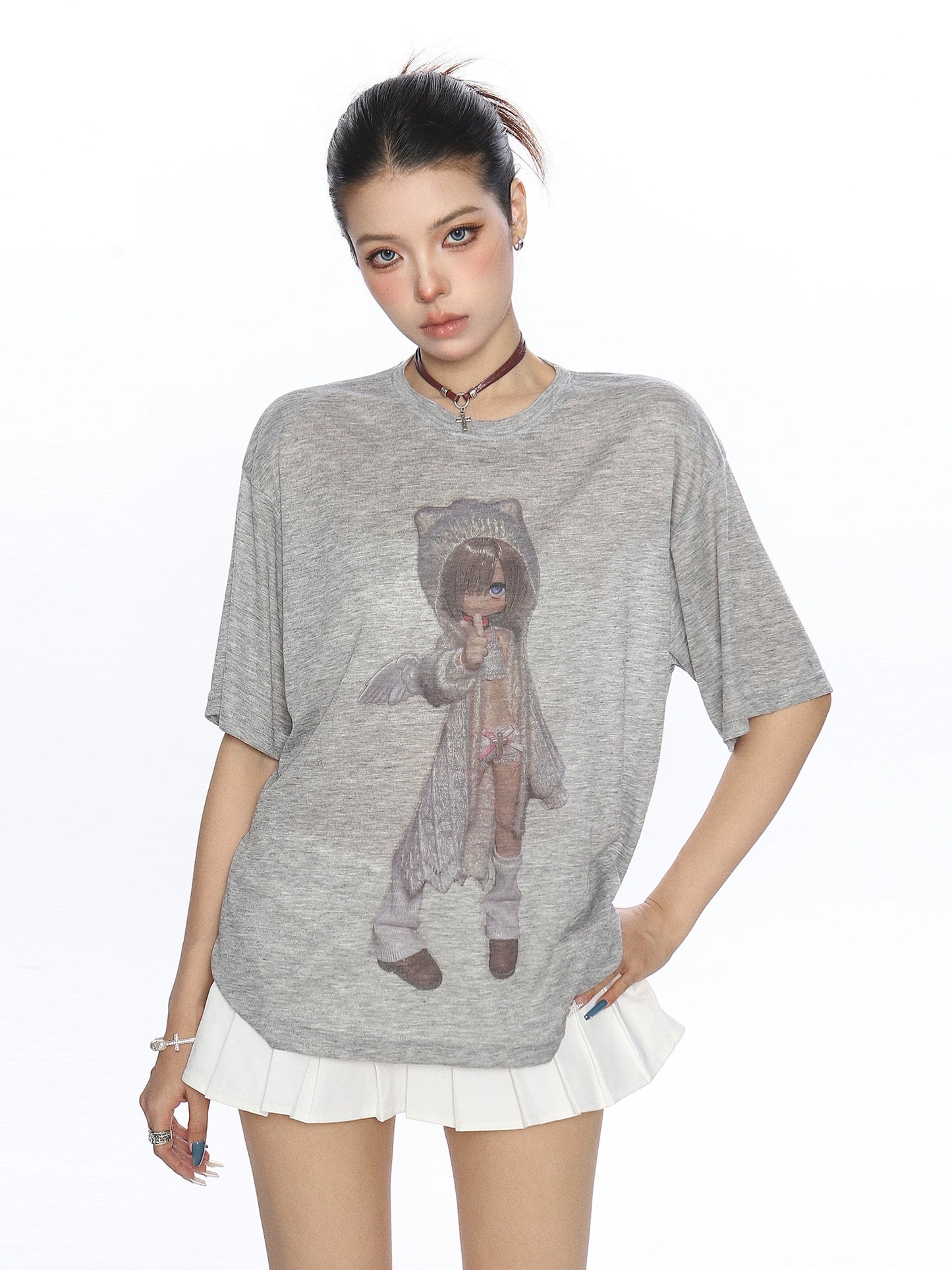 Abi Girl Printed Short sleeved T-shirt