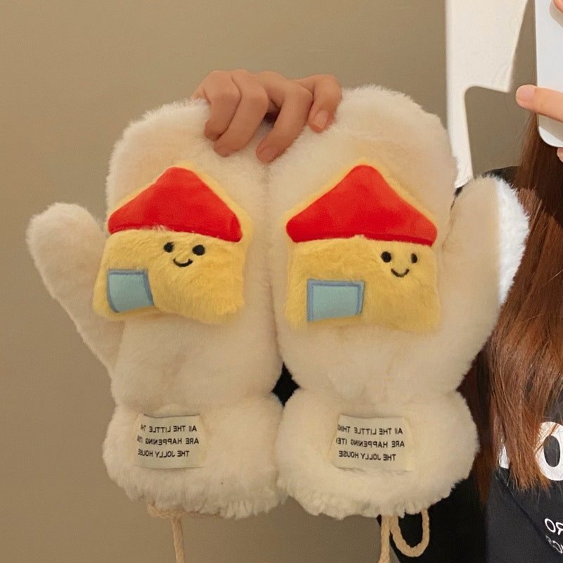 Hello Kitty plush gloves