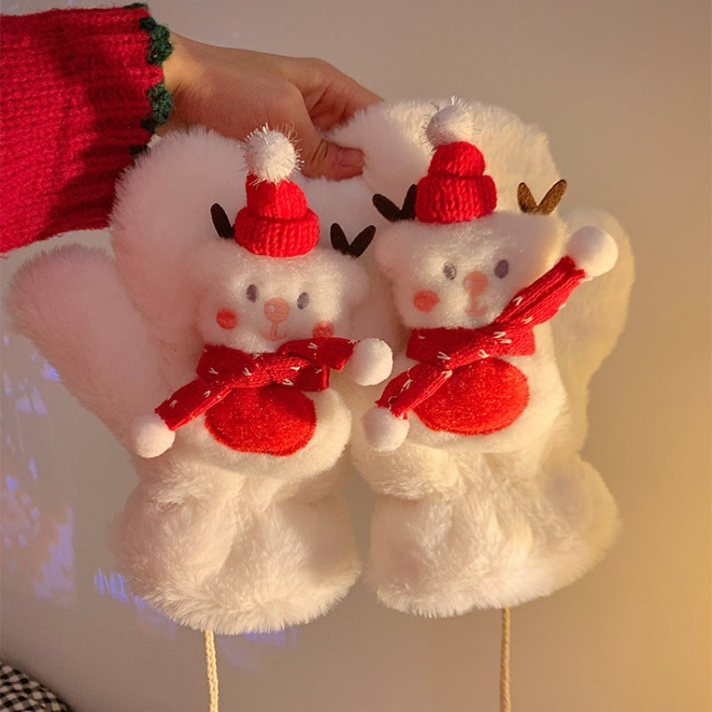 Hello Kitty plush gloves