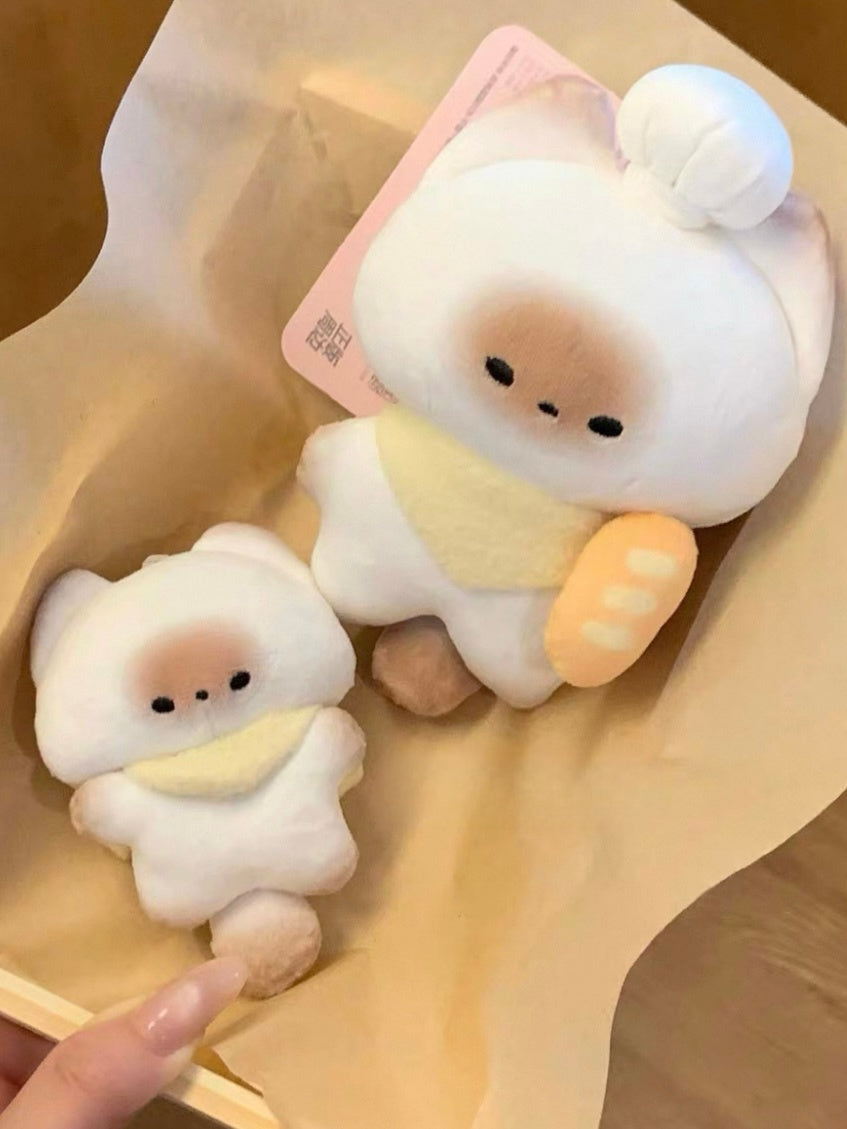 Mantou cat mini pupu plush charm