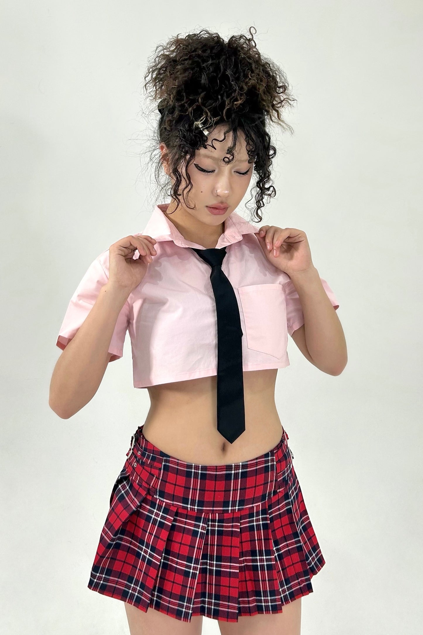 Macaron short-sleeved shirt