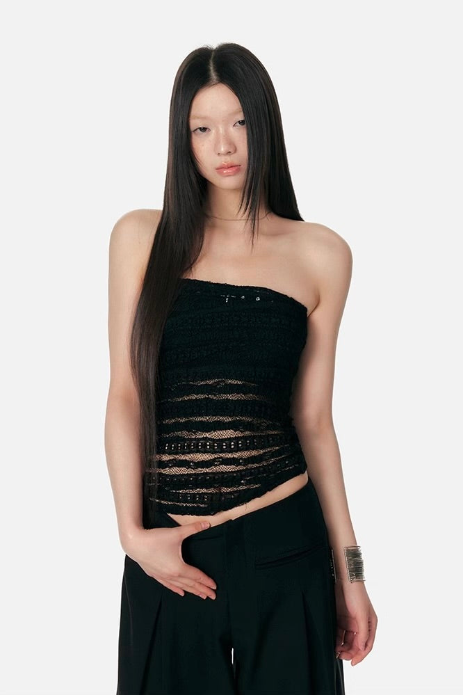 Black Lace tube top