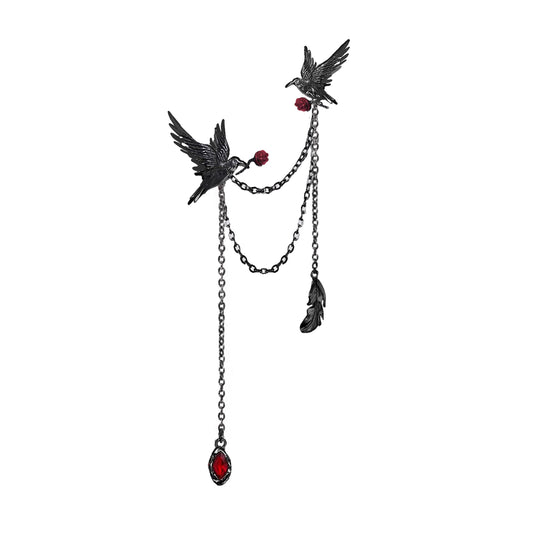Qin Che throne crow brooch