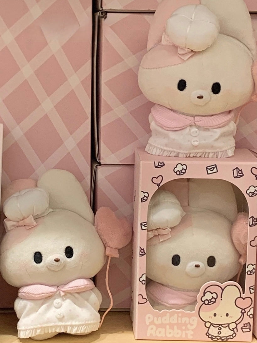 Qixi Pudding Rabbit Bubu [Confession Balloon] Plush Charm