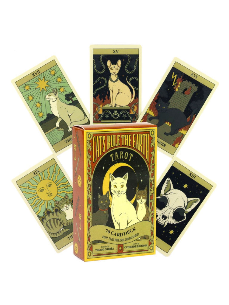 Cats Rule the earth tarot cards