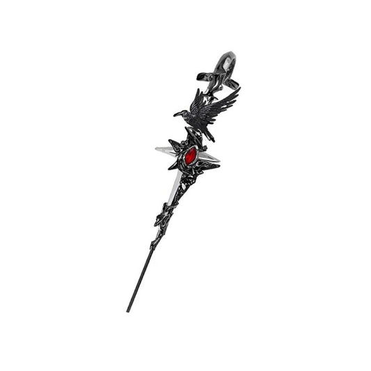 Qin Che throne crow earrings
