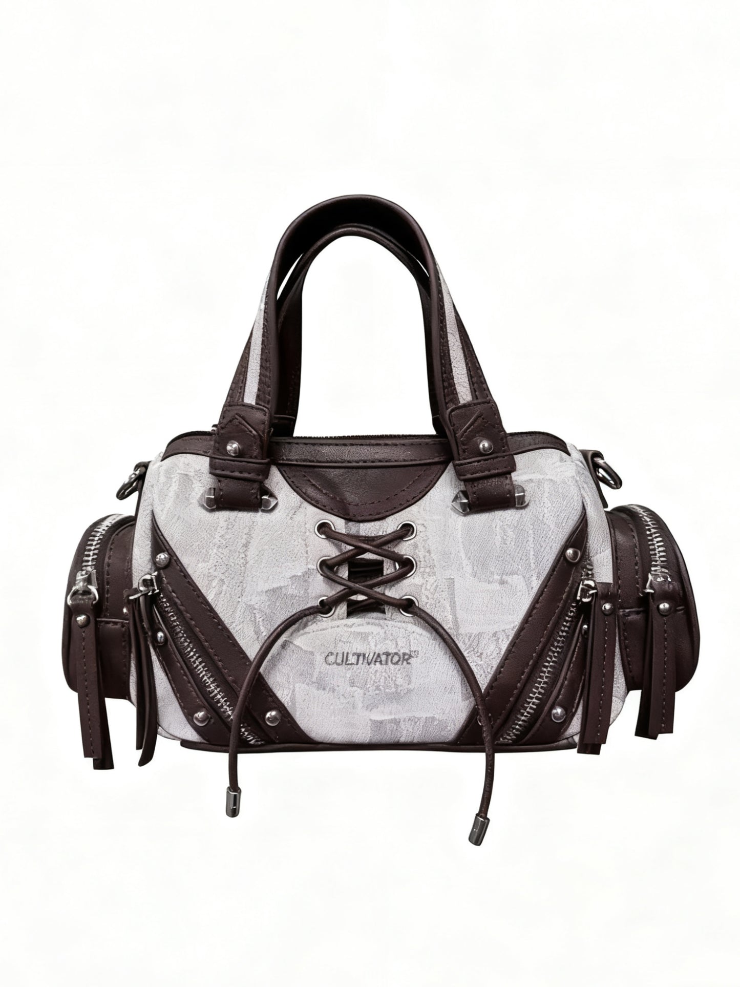 Splicing Handheld Crossbody Mini Motorcycle Pillow Bag