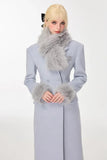 Hourglass Waist Double-Sided Woolen Long Coat
