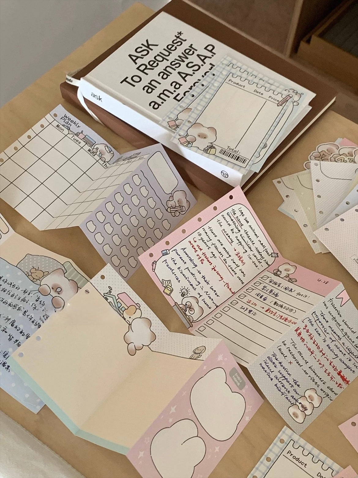 Notes on Mantou Cat M5/A7 Memo Book