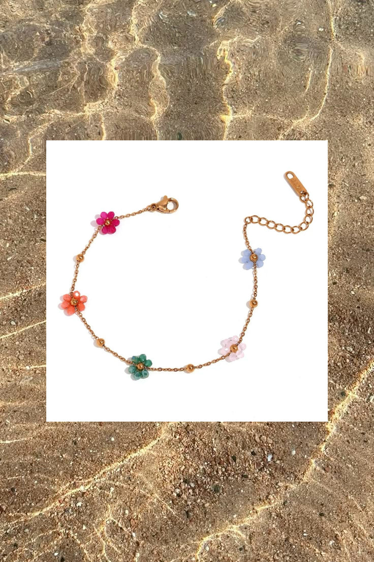 starfish Shell Rings Bracelet 8 pieces Set