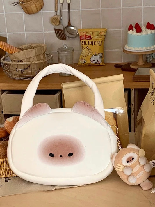 Mantou pupu small handbag plush