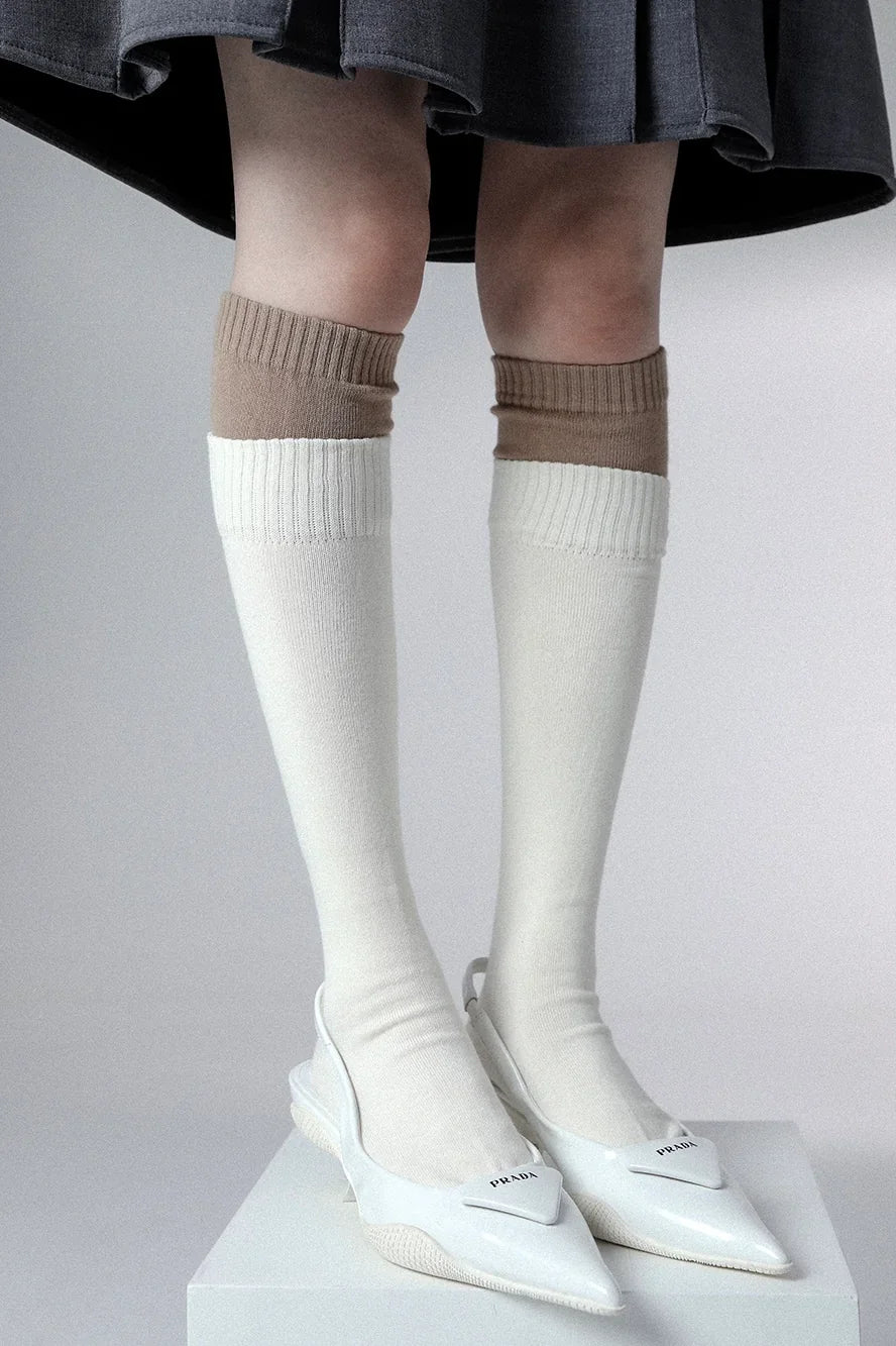 color matching long stockings