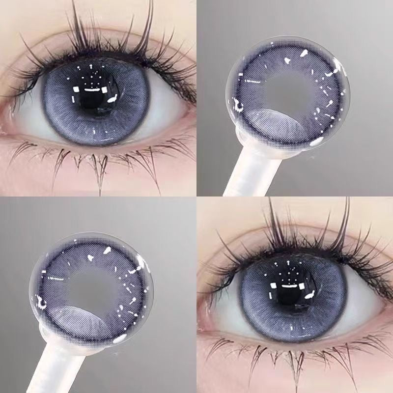 Dreamy purple colored contact lenses