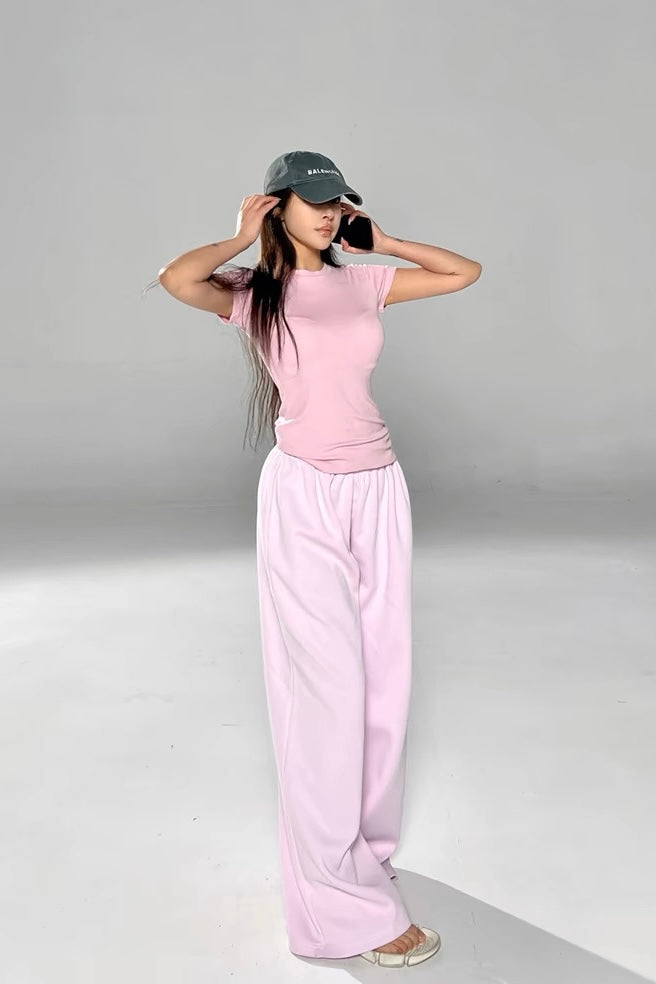 Pink sweatpants