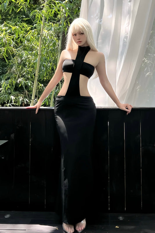 Neck cross dress