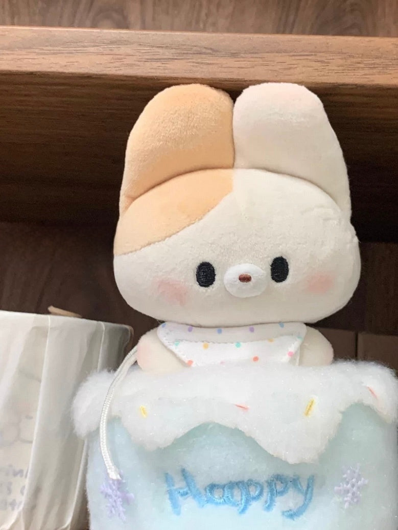 Mantou cat pudding rabbit plush charm
