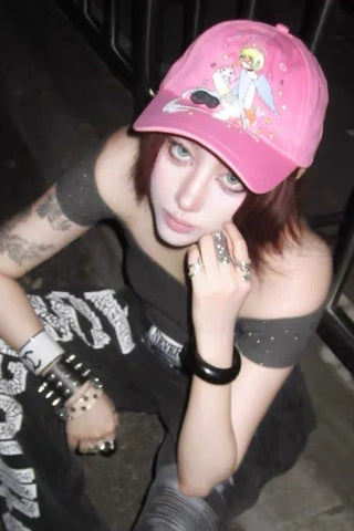 Pink Angel Baseball Cap