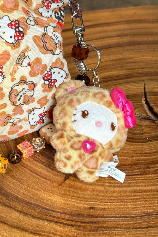 HelloKitty Latte Leopard Print Bag Pendant Sanrio