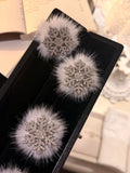 Frosty Fluff Snow Hair Clips