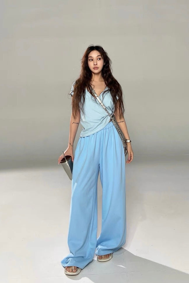 Candy blue sweatpants