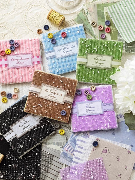 44pics Scrapbooking Fabric Journal Fabric Embellishments