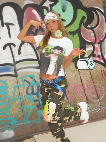 Octopus grass joint camouflage pants