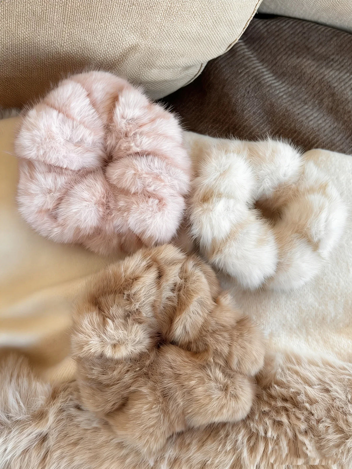 Fluffy Chunky Hair Scrunchie