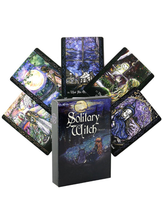 Solitary Witch Oracle Tarot Card