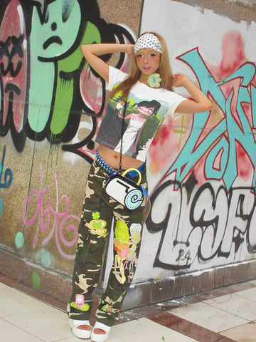 Octopus grass joint camouflage pants