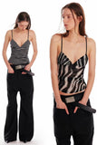 Zebra pattern cami