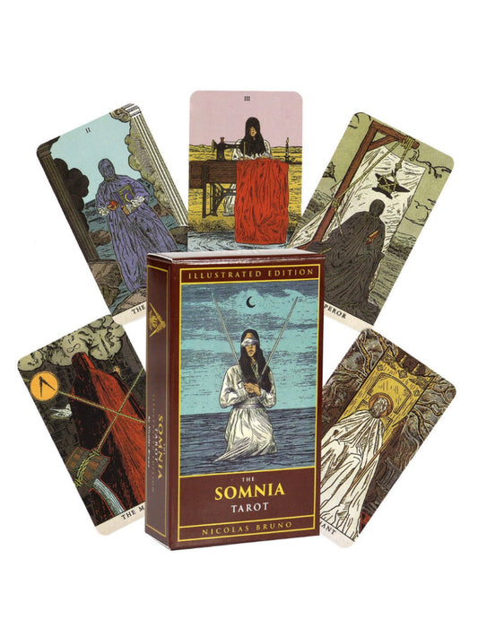 Somnia Tarot Illustrated Comes with English ElectronicGuide