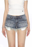Willow nail washed shorts with frayed edges