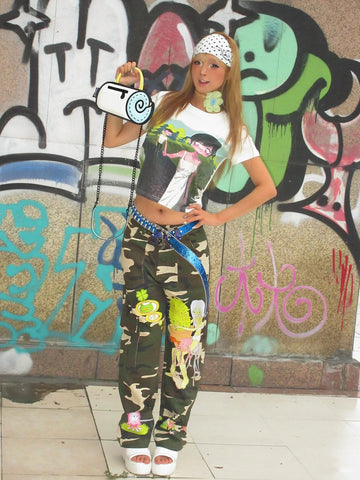 Octopus grass joint camouflage pants