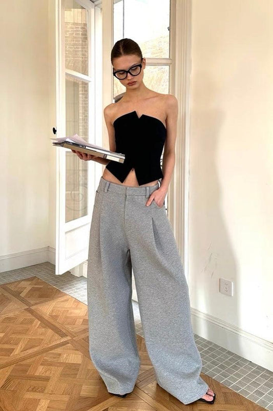tube top pants set