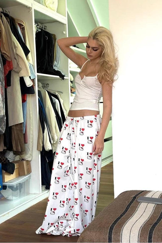 hello Kitty Printed slacks
