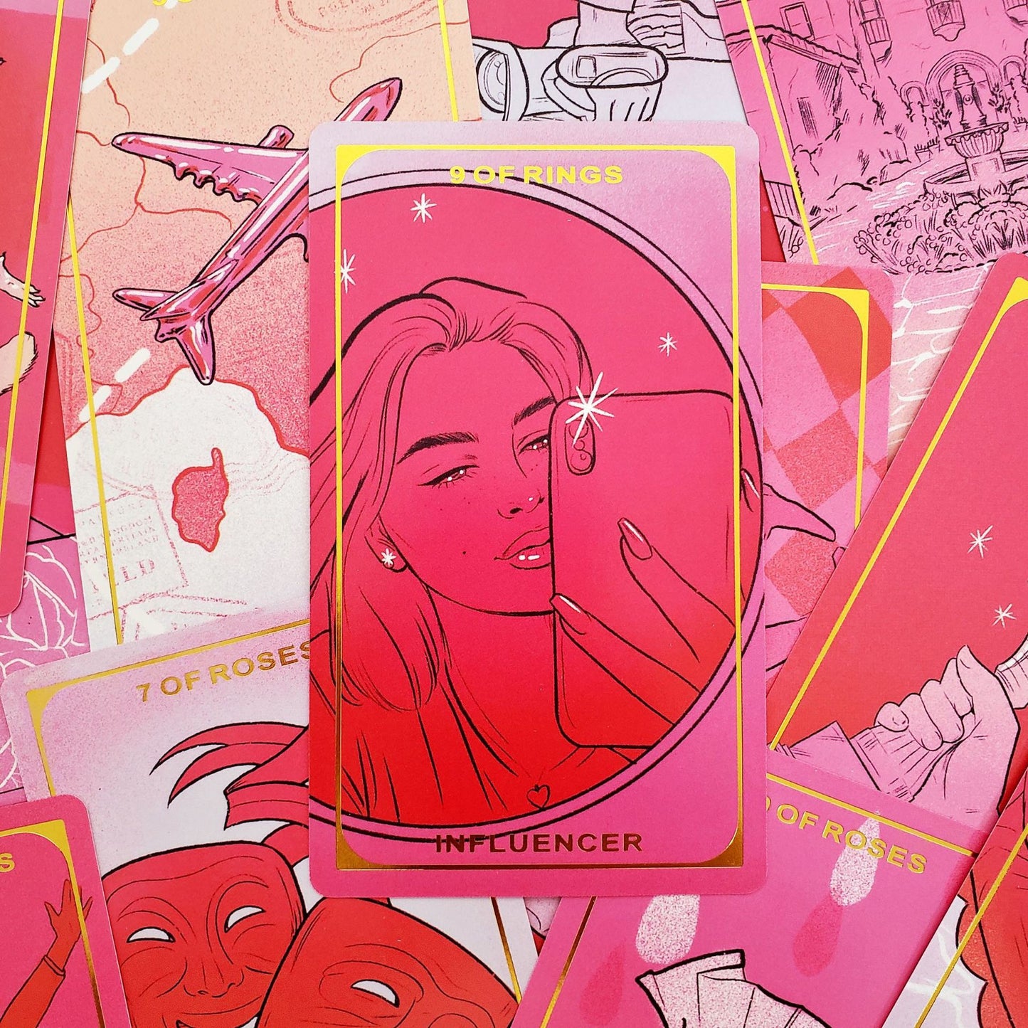 the final rose Tarot card