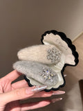 Snowflake Woolen Hair Clip