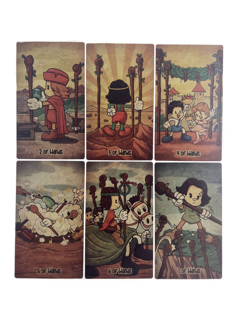 old school Tarot card