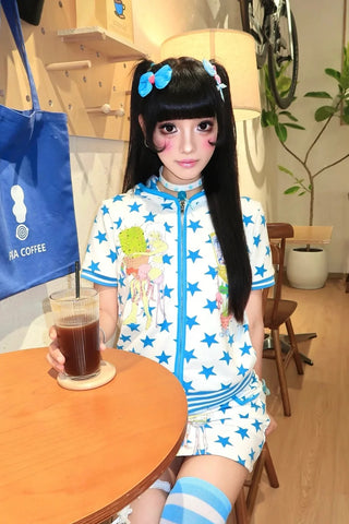 Octopus grass joint star terry set