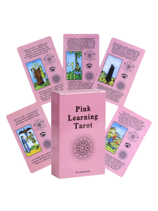 pink learning tower cards with symbolic meanings