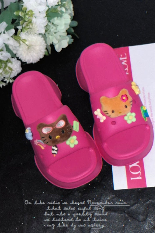 Rose Pink Hellokitty shoes