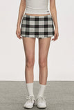 plaid mini skirt
