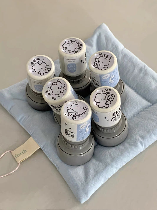 Handheld material cute photosensitive stamp