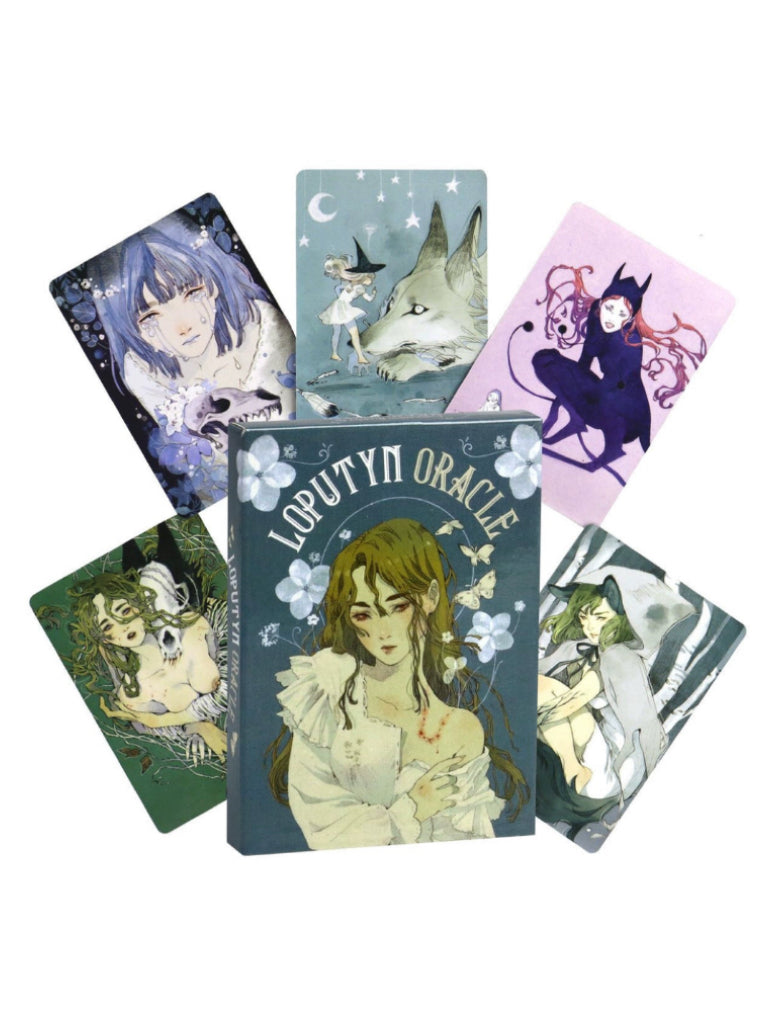 The fantasy world of Loputyn girl and wolf