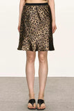 Leopard print skirt