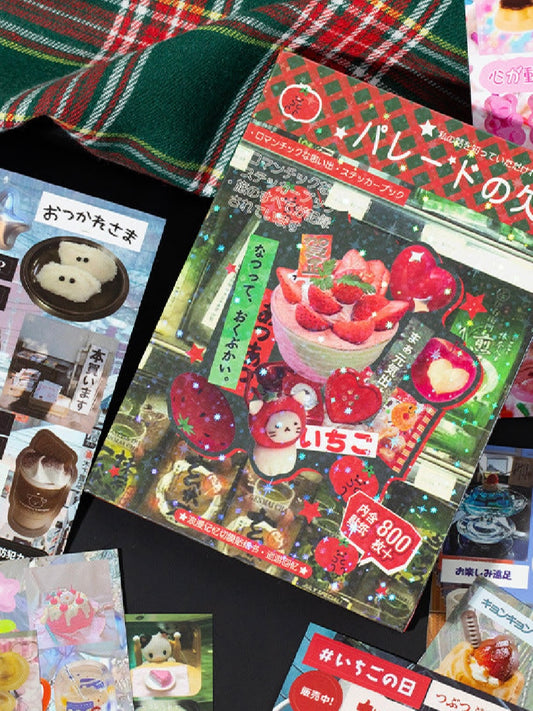 Romantic Memory Series Japanese Ancient Manga Sticker Book