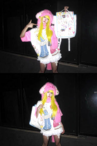 Ollie Frog joint white angel bag