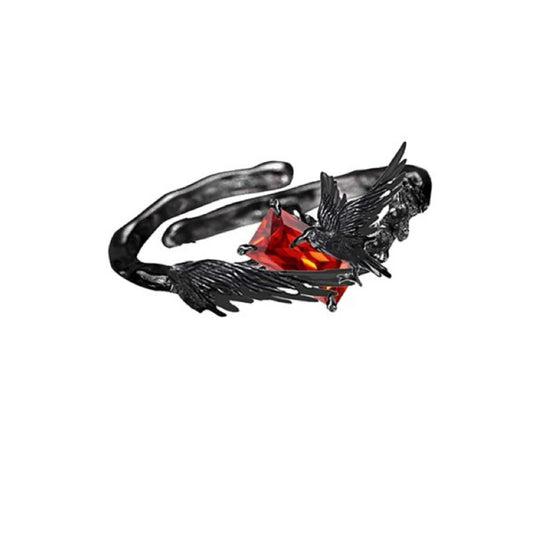 Qin Che crow ring