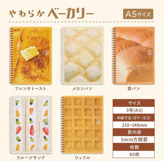 Soft Bread Notes 5 Books Set