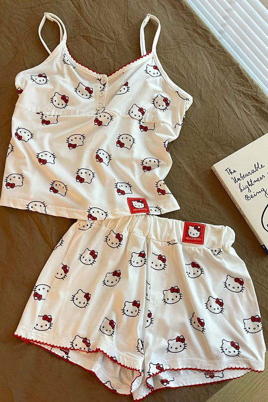 Hellokitty cami shorts pajamas set